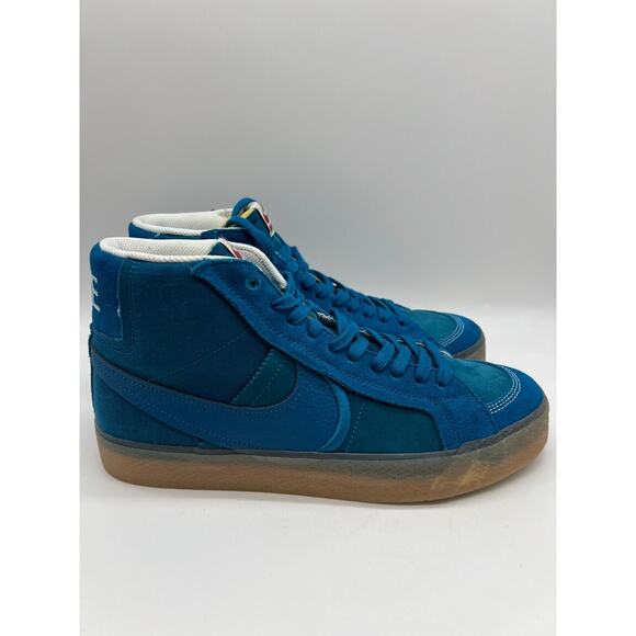 Nike SB Zoom Blazer Mid PRM Plus Green Abyss Teal Gum DV5468-300 Men 10.5🛒 - Picture 1 of 12